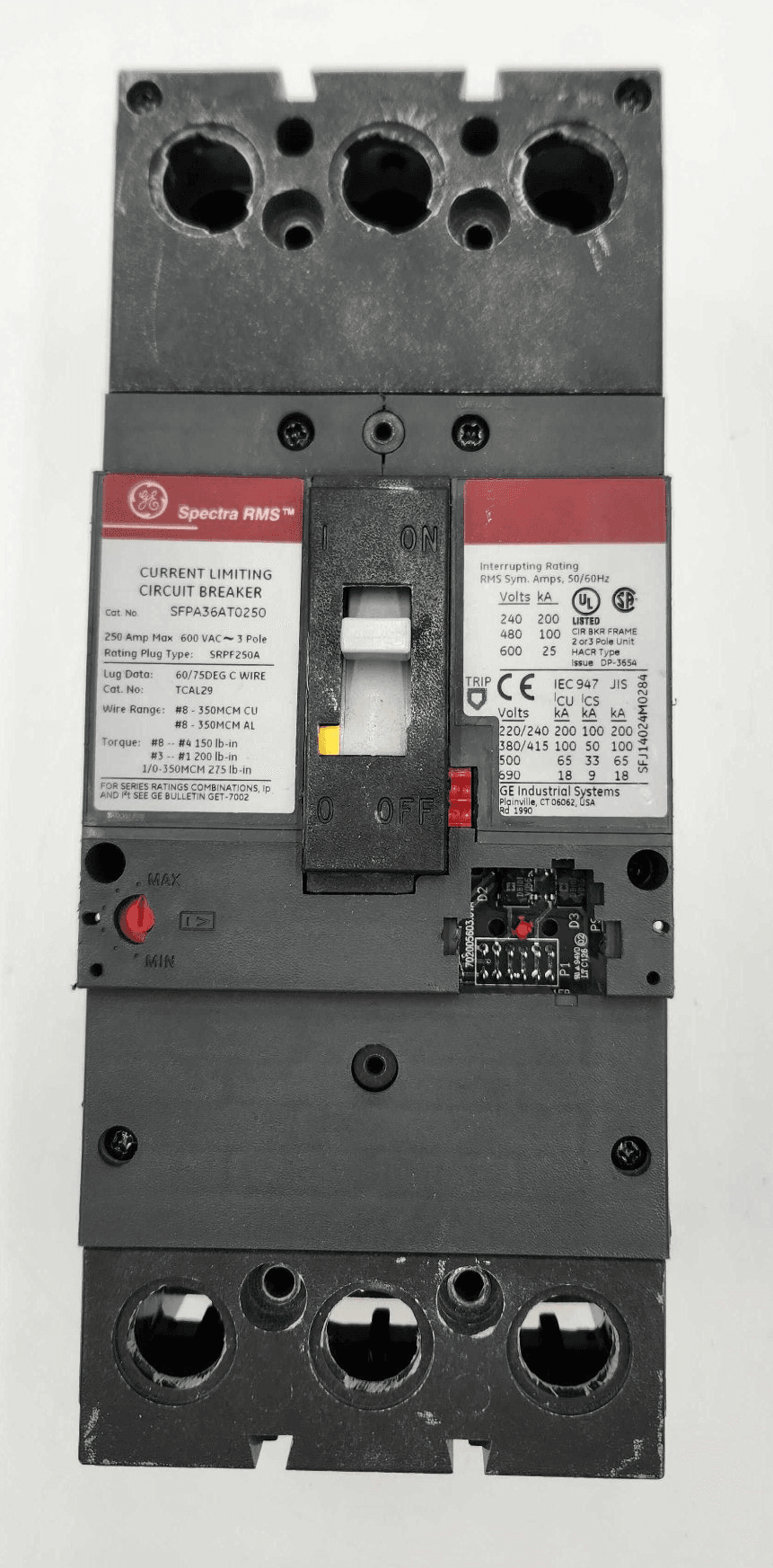 GE SFPA36AT250 Circuit Breaker — image 1 of 7