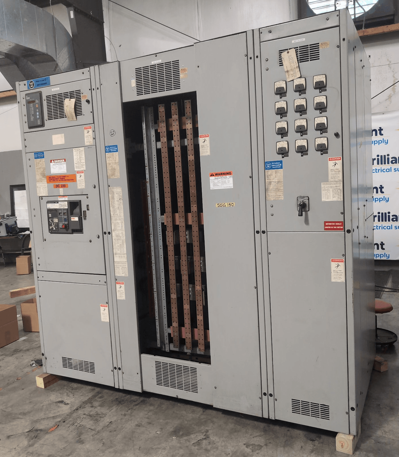 Westinghouse POW-R-LINE C Switchboard 2000A 480V 3PH NEMA 1