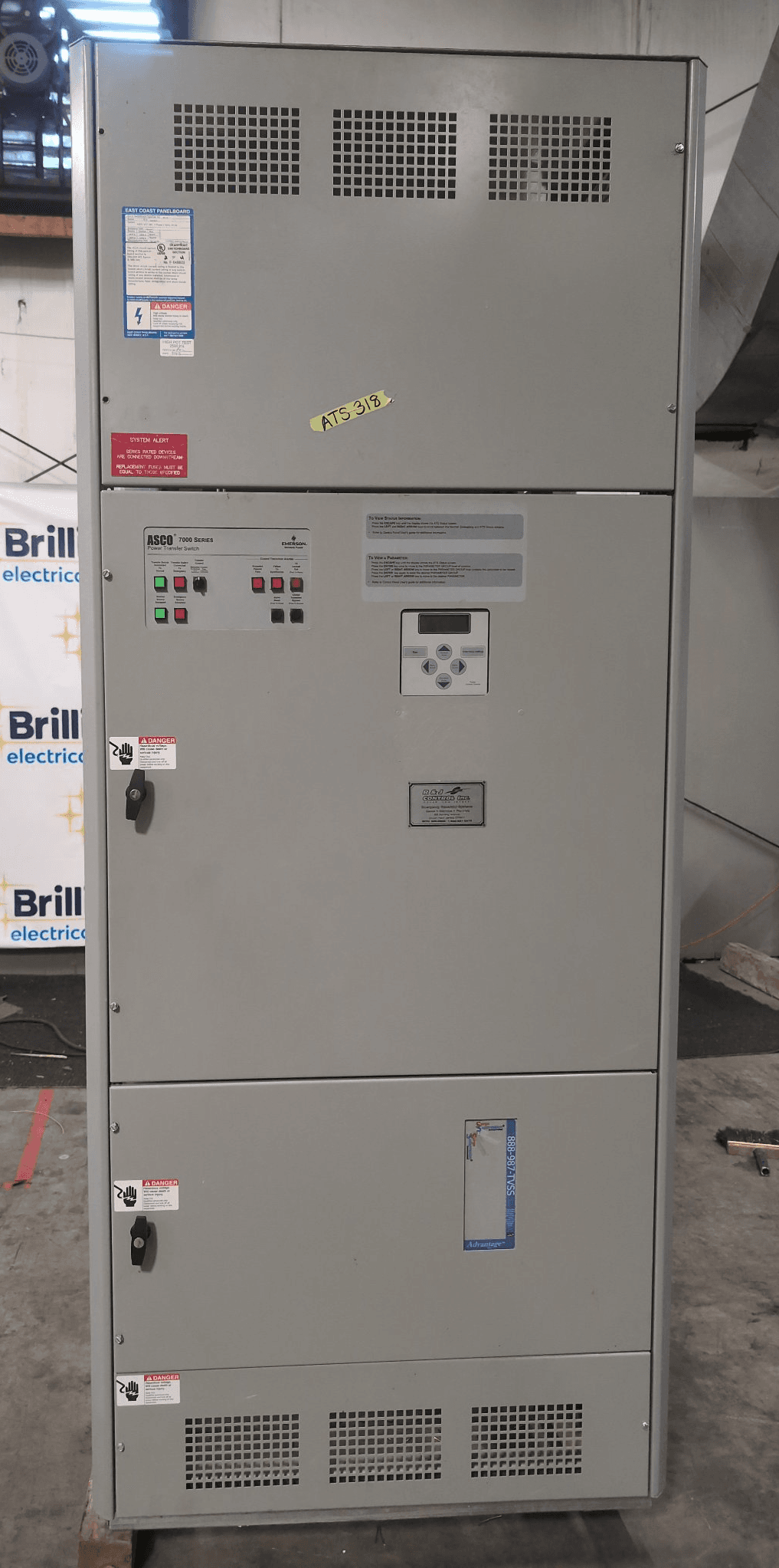 ASCO G7ACTSB31600N5X0 Automatic Transfer Switch 1600A 480V