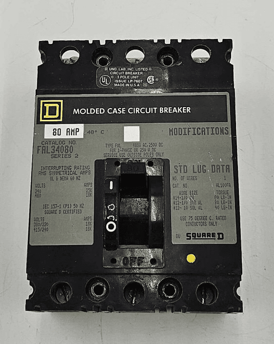 Square D FAL34080 Circuit Breaker — image 1 of 7