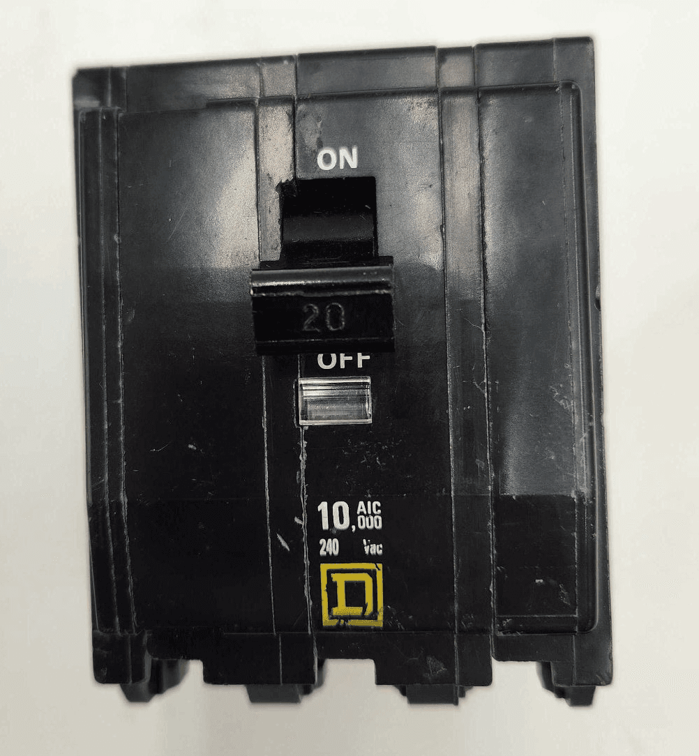 Square D QOB320 Circuit Breaker 20A 240V 3 Pole – image 1