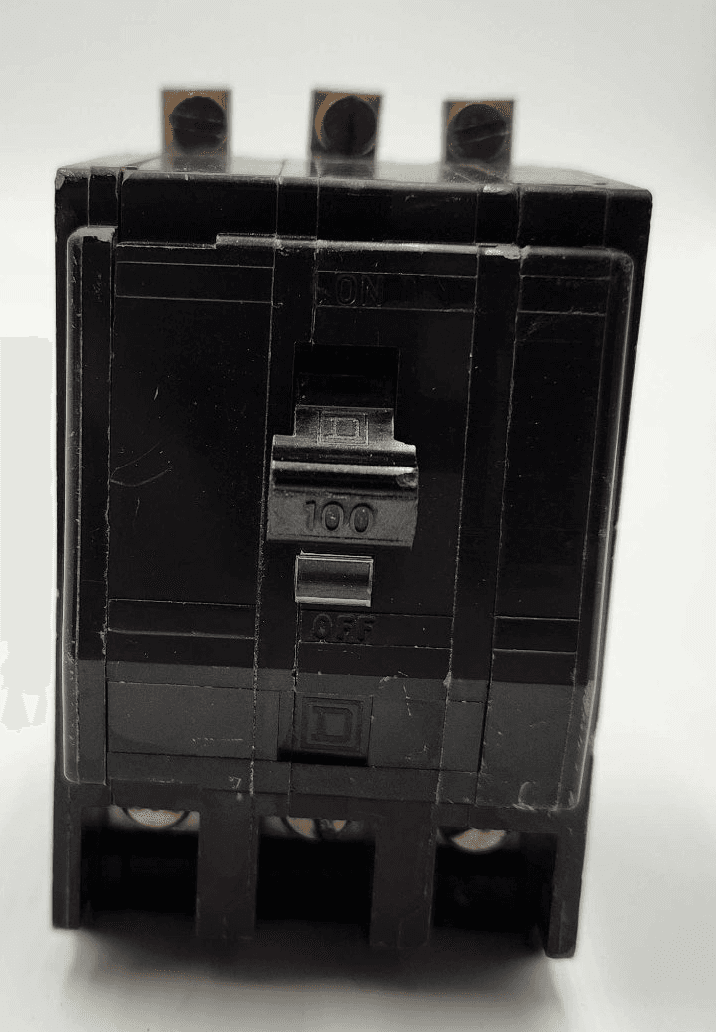 Square D QOB3100 Circuit Breaker 100A 240V 3P QOB – image 1