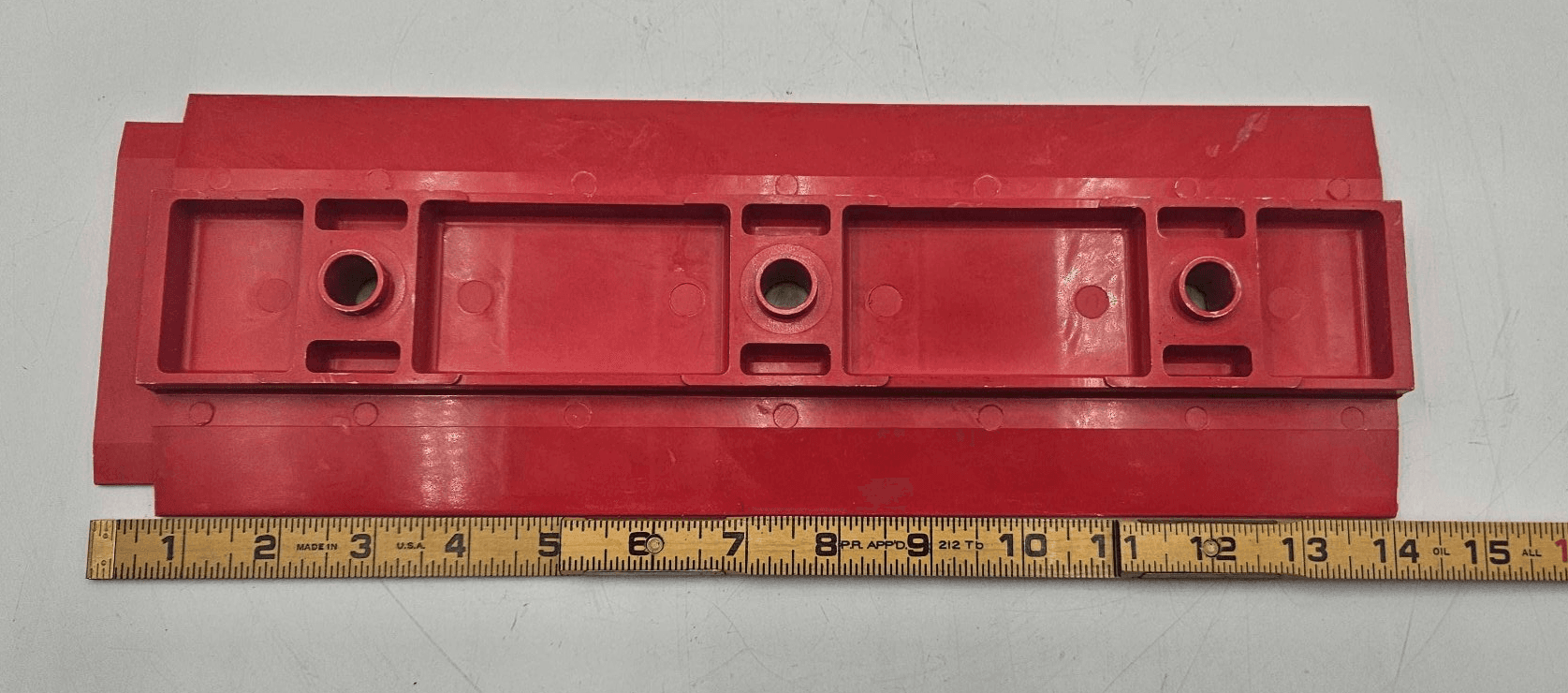 Square D Electrical Panel Bus Bar Red Glass Polyester Support Insulator 14 Inch Accessory — image 1 of 6