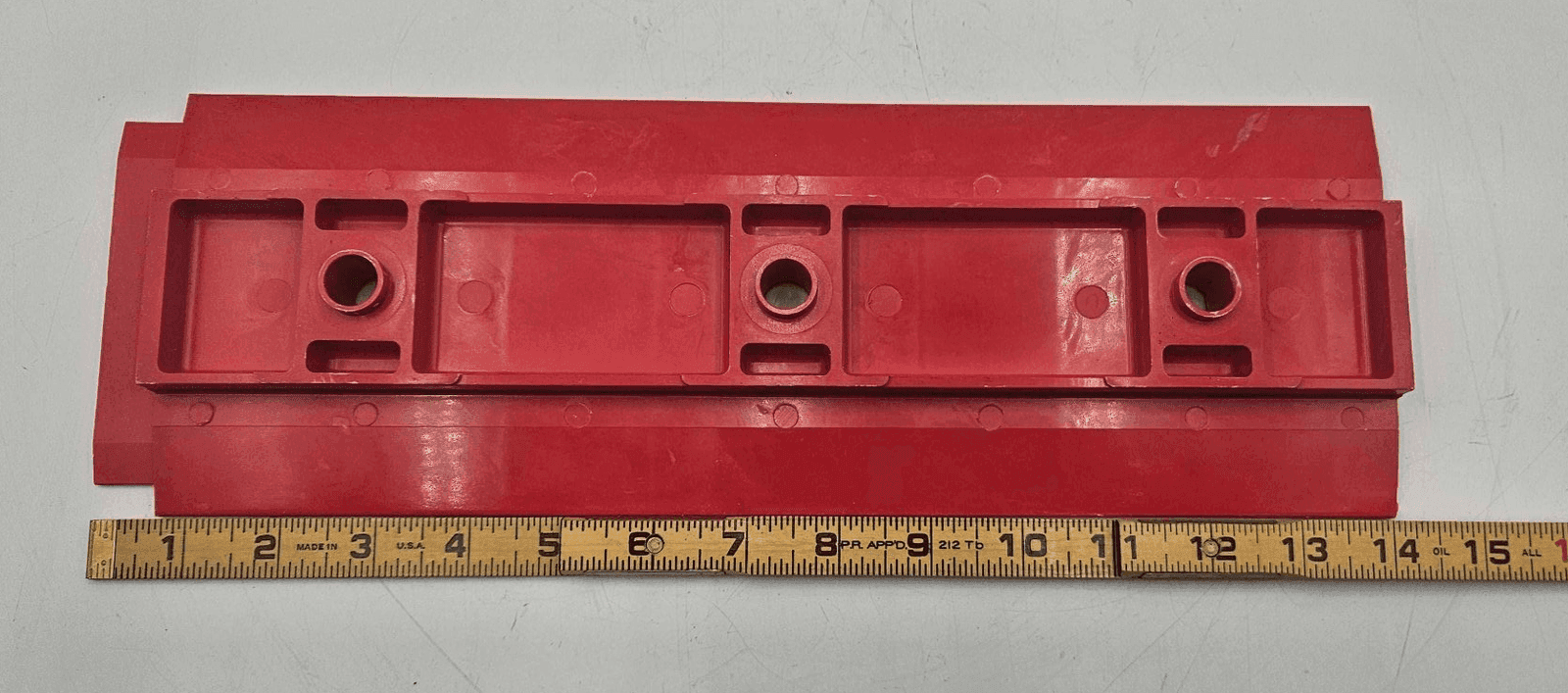 Square D Electrical Panel Bus Bar Red Glass Polyester Support Insulator 14 Inch