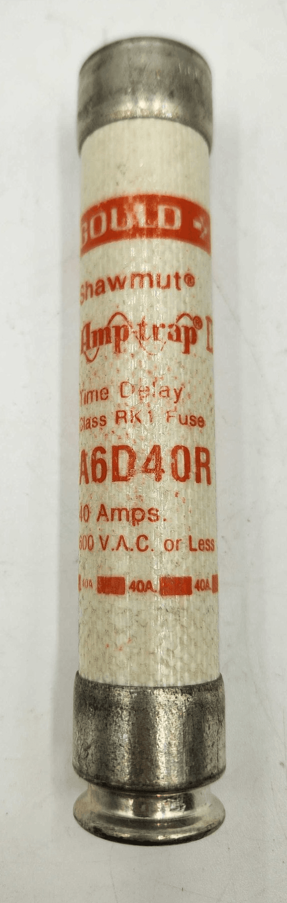 Gould Shawmut A6D40R Fuse — image 1 of 4