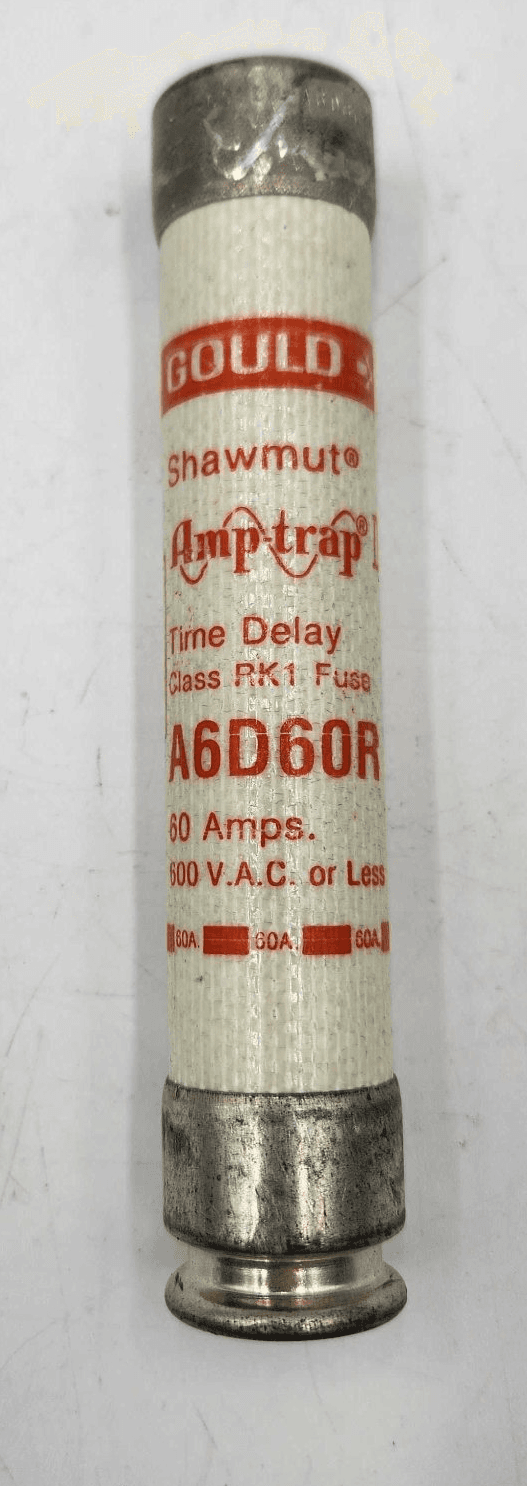Gould Shawmut A6D60R Fuse 60A 600V Class RK1 Time-Delay