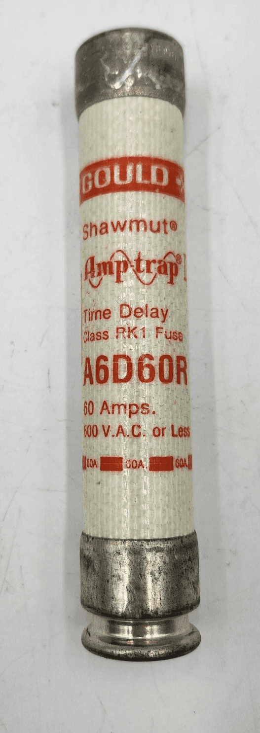 Gould Shawmut A6D60R Fuse 60A 600V Class RK1 Time-Delay
