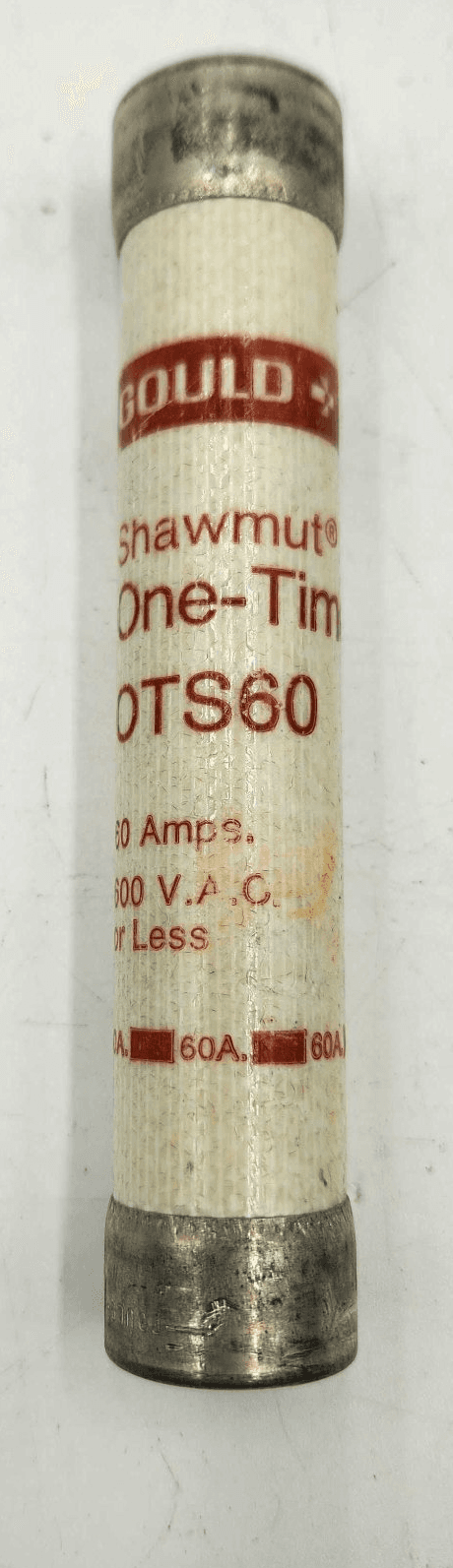 Gould Shawmut OTS60 Fuse — image 1 of 4