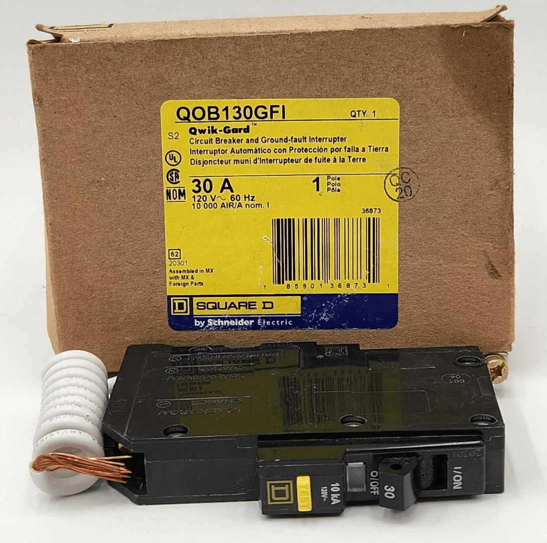 Square D QO130GFI Circuit Breaker — image 1 of 6