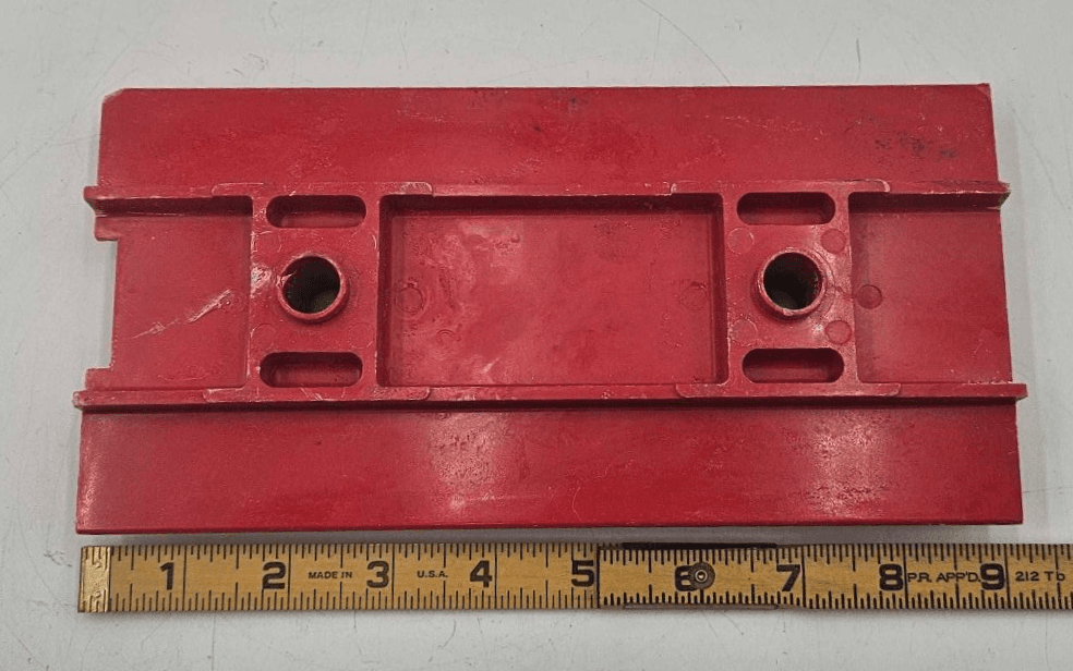 Square D Bus Bar Support Insulator Block Red Panelboard Base Spacer 9" Long