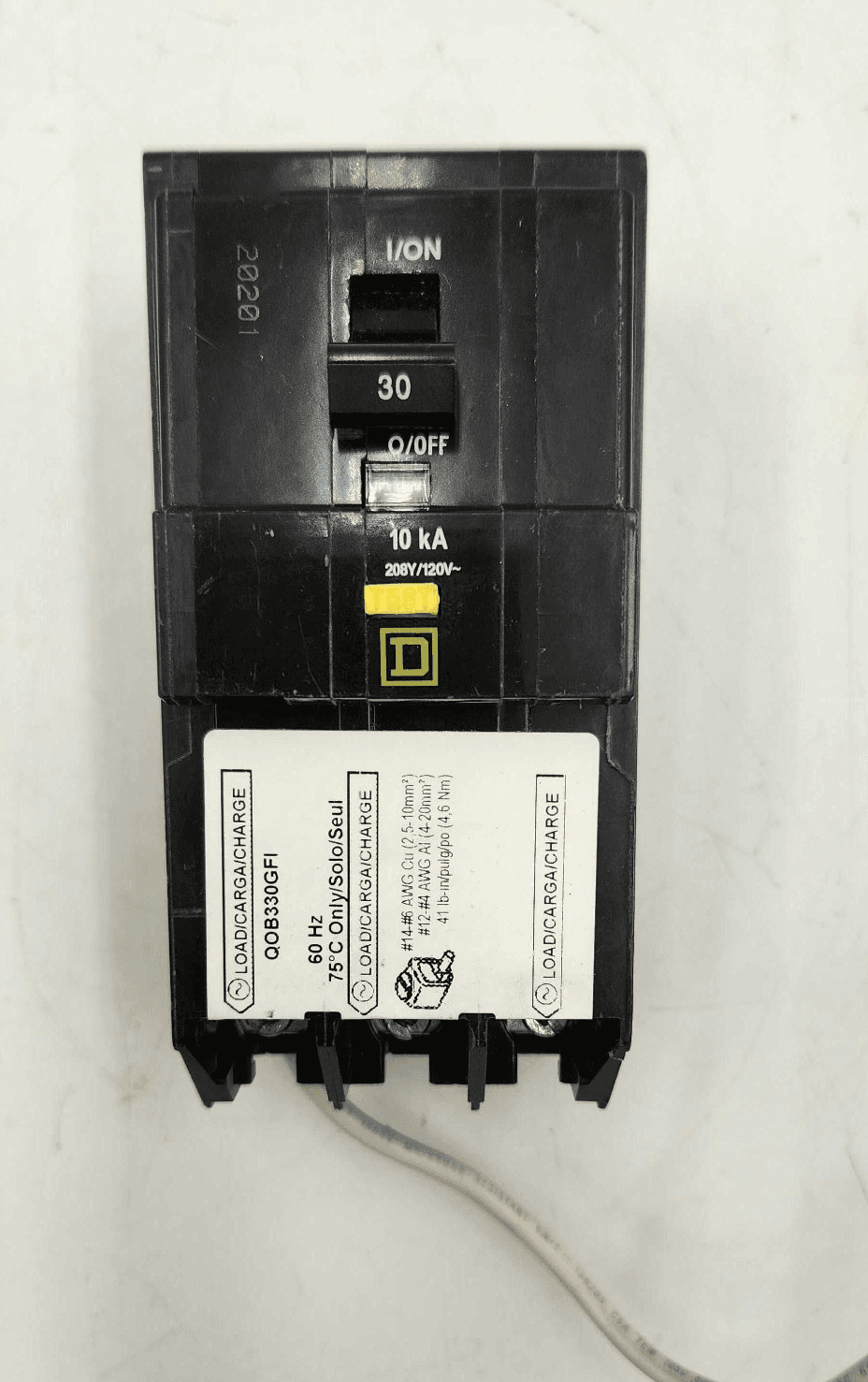 Square D QOB330GFI Circuit Breaker 30A 240V 3P