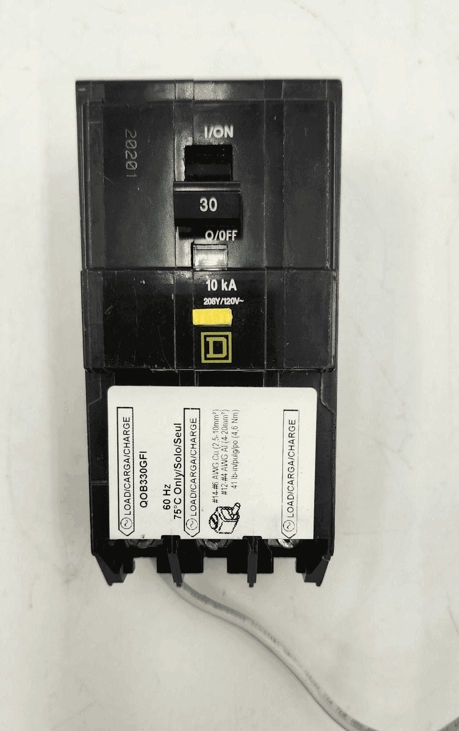 Square D QOB330GFI Circuit Breaker 30A 240V 3P
