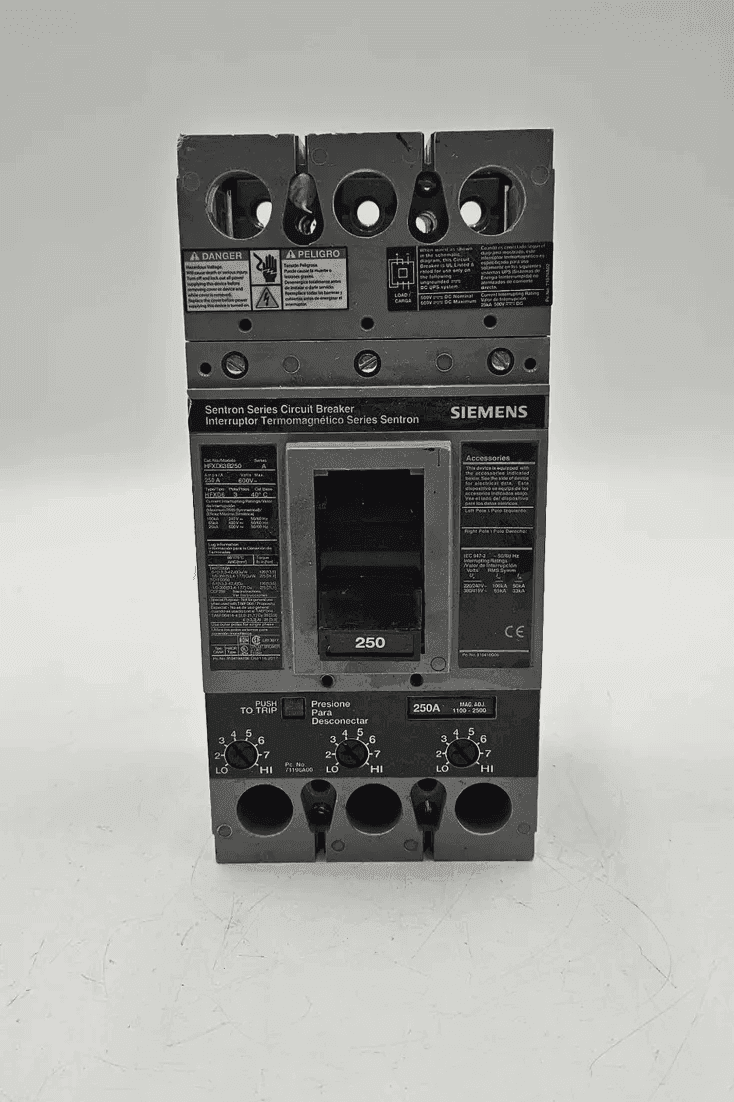 Siemens HFXD63B250 Circuit Breaker — image 1 of 8