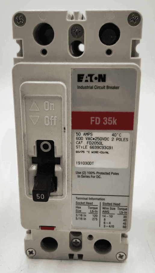 Eaton FD2050L Circuit Breaker — image 1 of 7