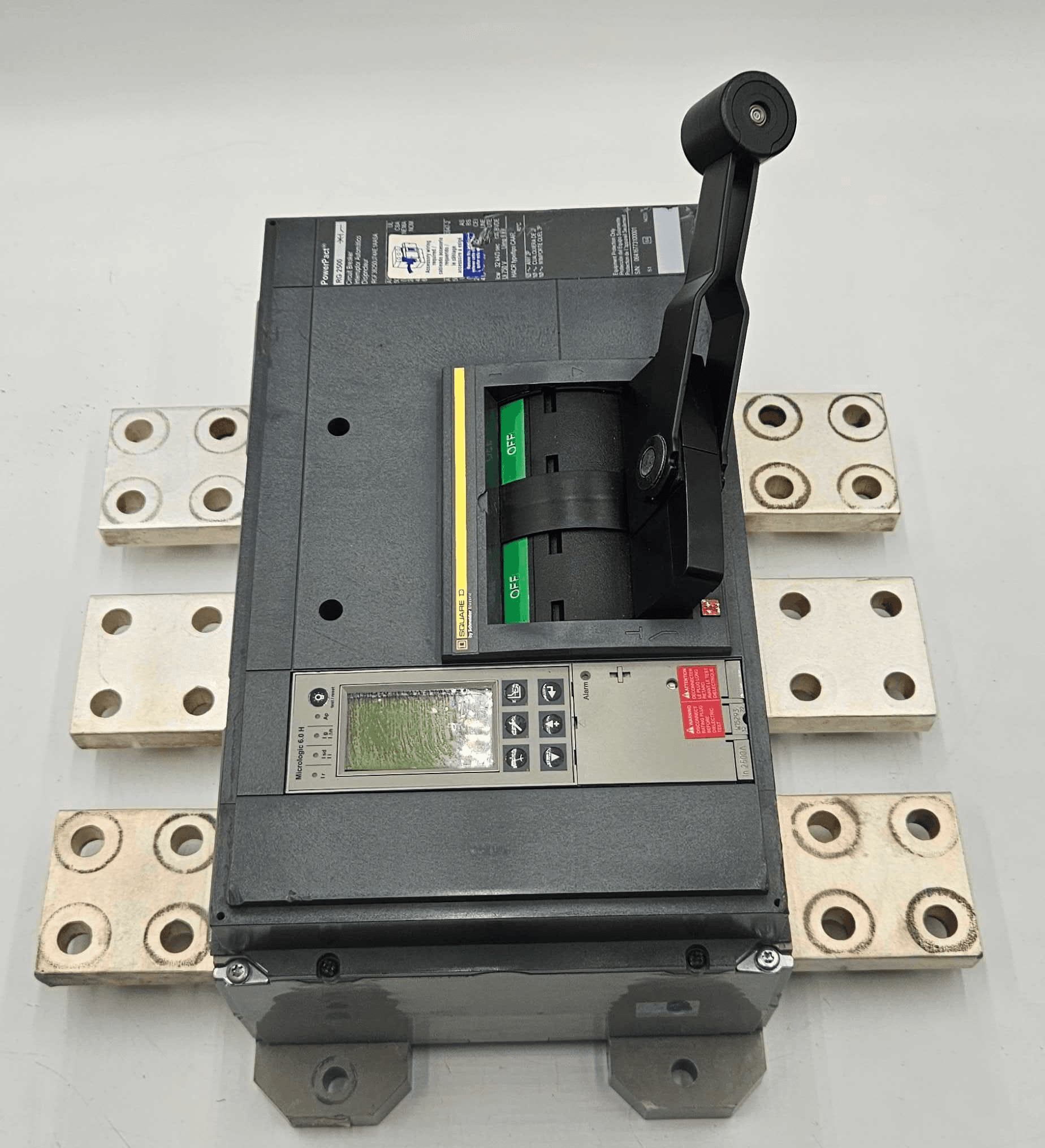 Square D RGF36250U74AE1AASA Circuit Breaker 2500A 600V 3P I-Line