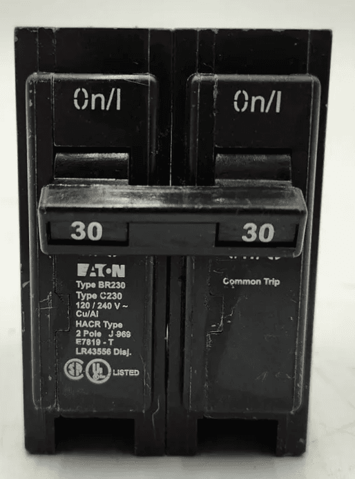 Eaton BR230 Circuit Breaker 30A 240V 2 Pole