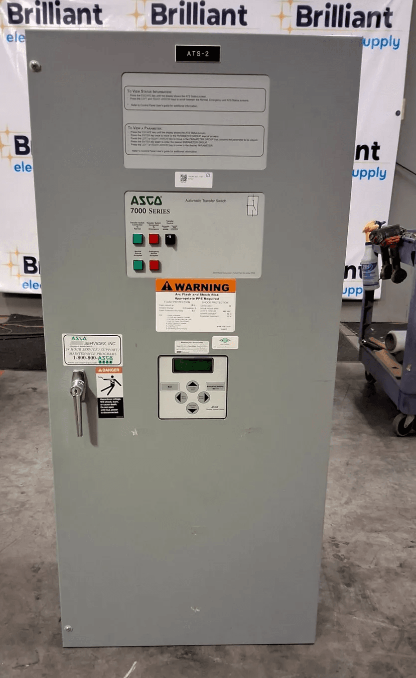 ASCO E7ATSA3260N5C Automatic Transfer Switch 250A 480V