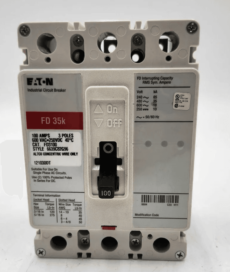 Eaton FD3100 Circuit Breaker — image 1 of 7
