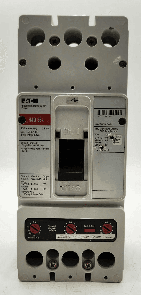 Eaton HJD3100 Circuit Breaker — image 1 of 8