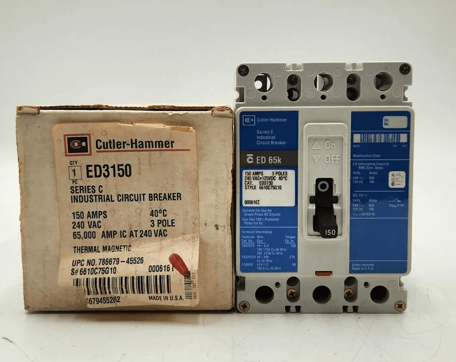 Cutler-Hammer ED3150 I-Line Circuit Breaker 150A 240V 3P