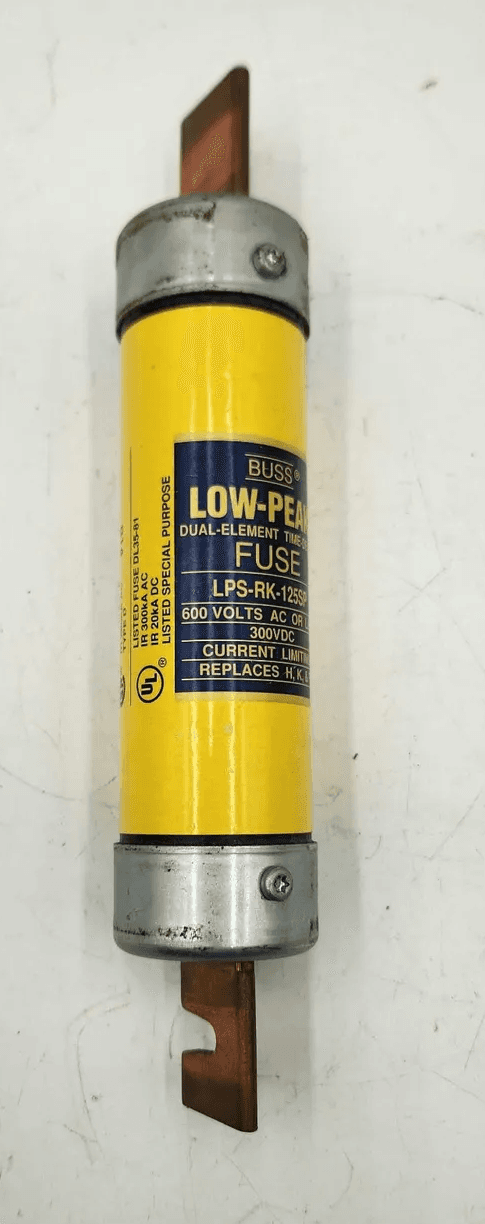 Bussmann LPS-RK-125SP Fuse 125A 600V Class RK1 Time-Delay
