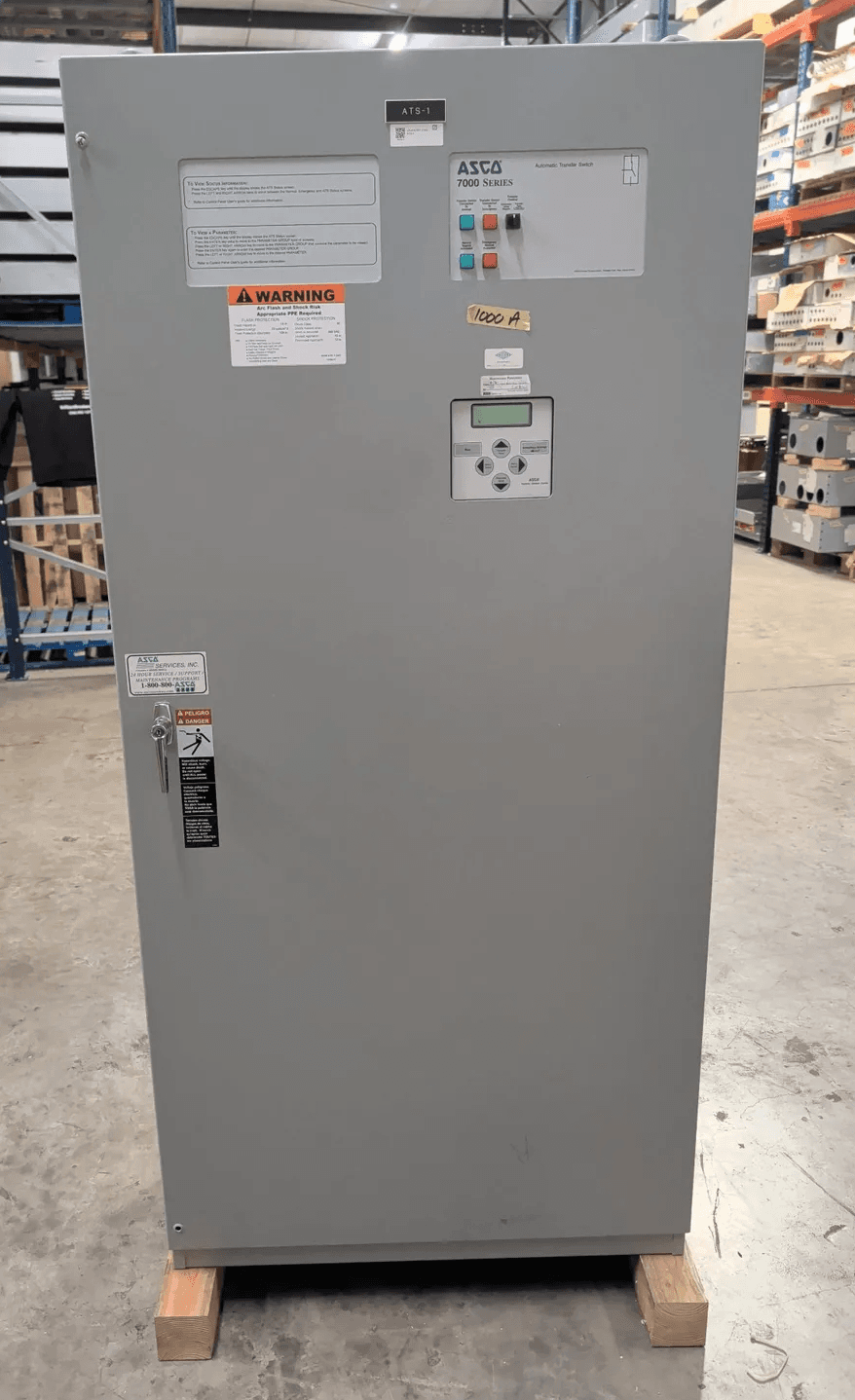 ASCO H7ATSA31000N5C Automatic Transfer Switch 1000A 480Y/277V