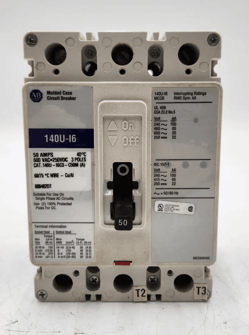 Allen-Bradley 140U-I6C3-C50M Circuit Breaker — image 1 of 7