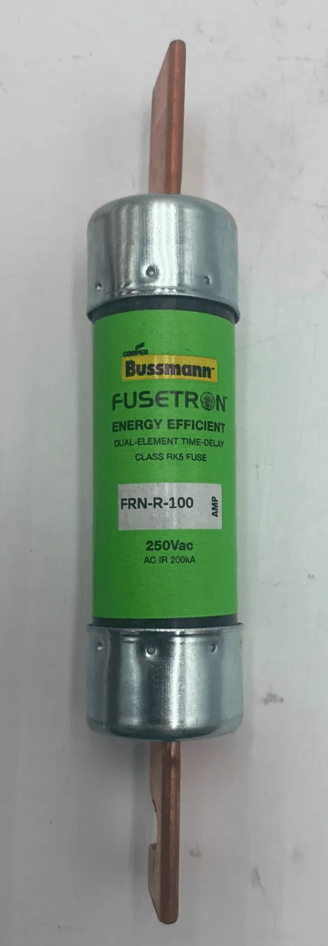 BUSSMAN FRN-R-100 Fuse 100A 250V Class RK1 Time-Delay