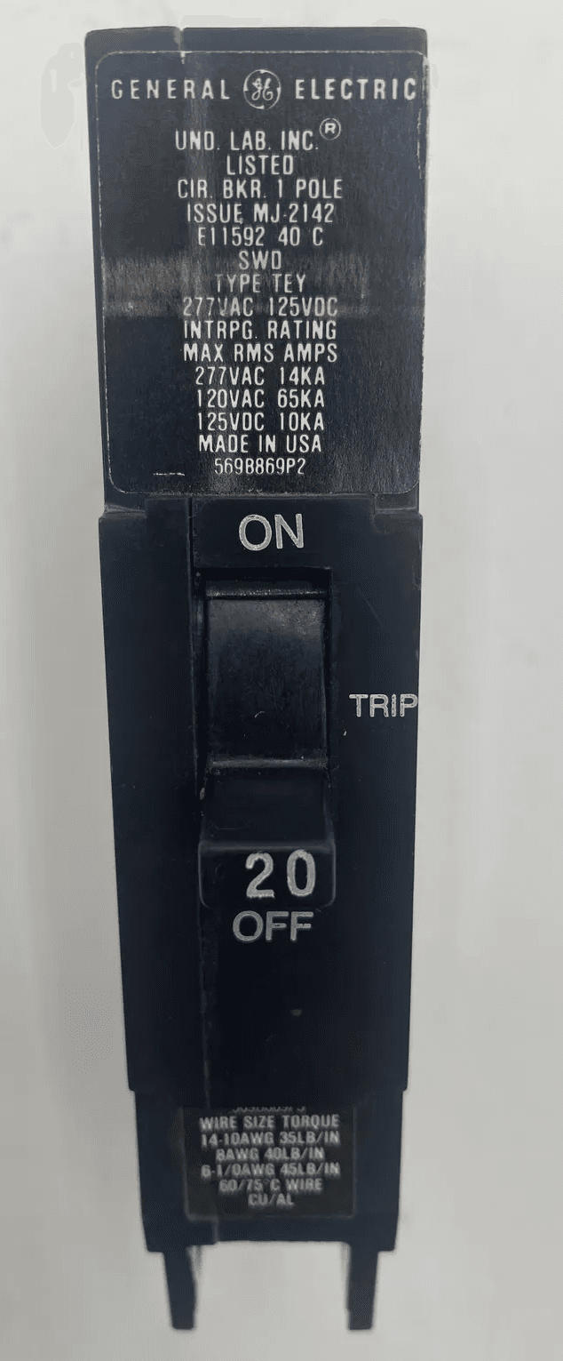 GE TEY120 Circuit Breaker — image 1 of 6