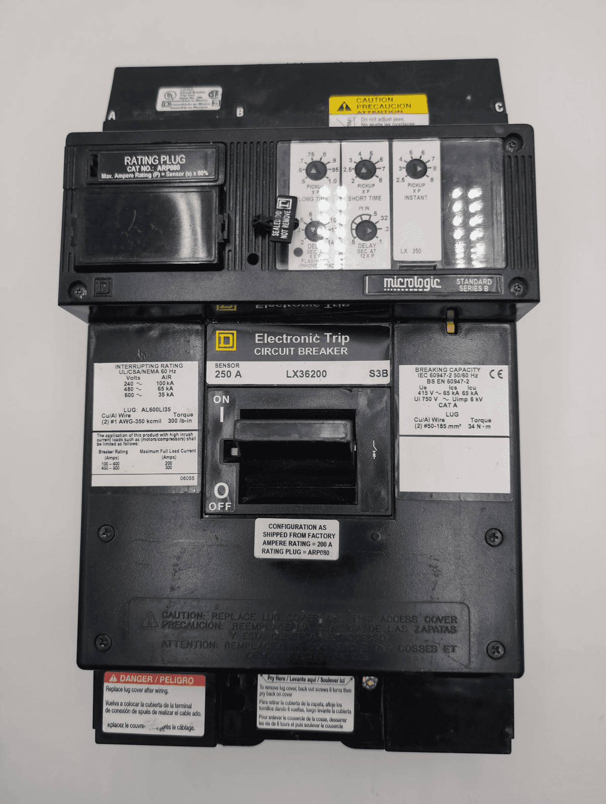 Square D LX36200 Circuit Breaker — image 1 of 5
