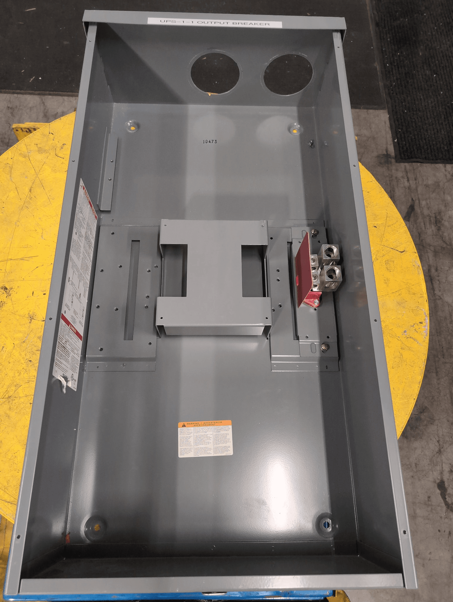 Square D M800S Enclosure 800A 600V NEMA 1