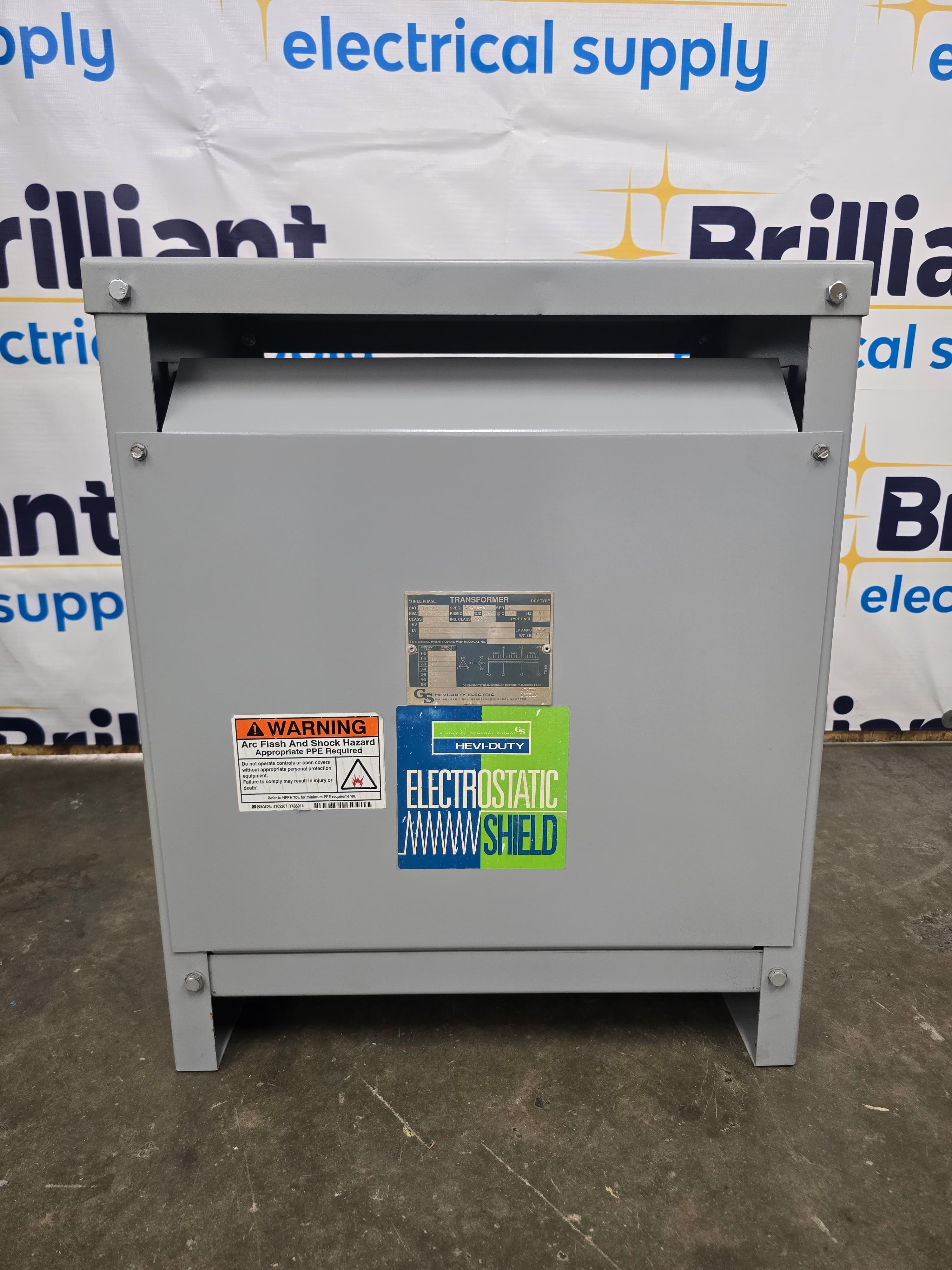 General Signal T2H30S 30kVA Dry Type Transformer 480V/208-120V NEMA 1