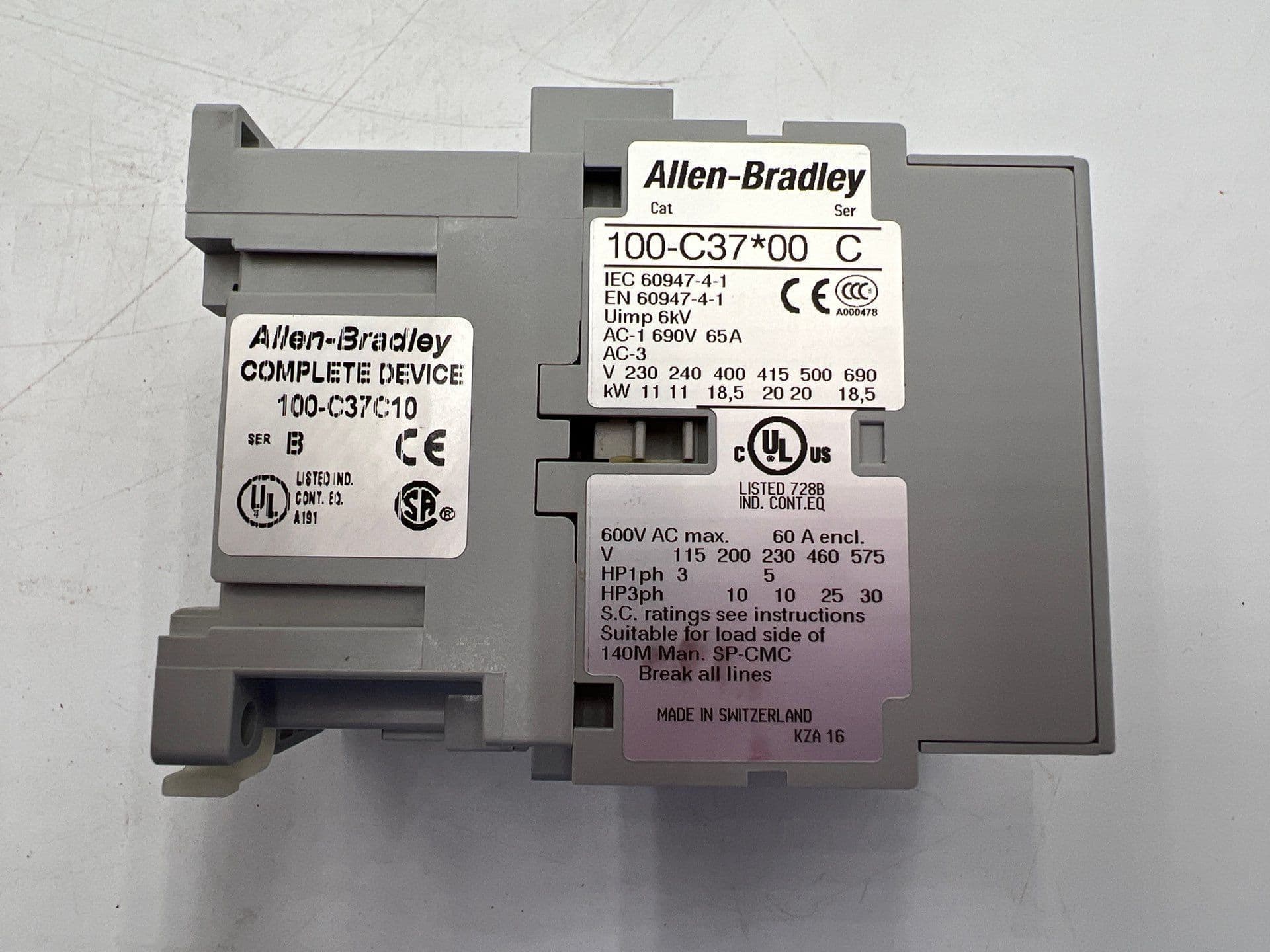 Allen-Bradley 100-C37C10 Contactor — image 1 of 7