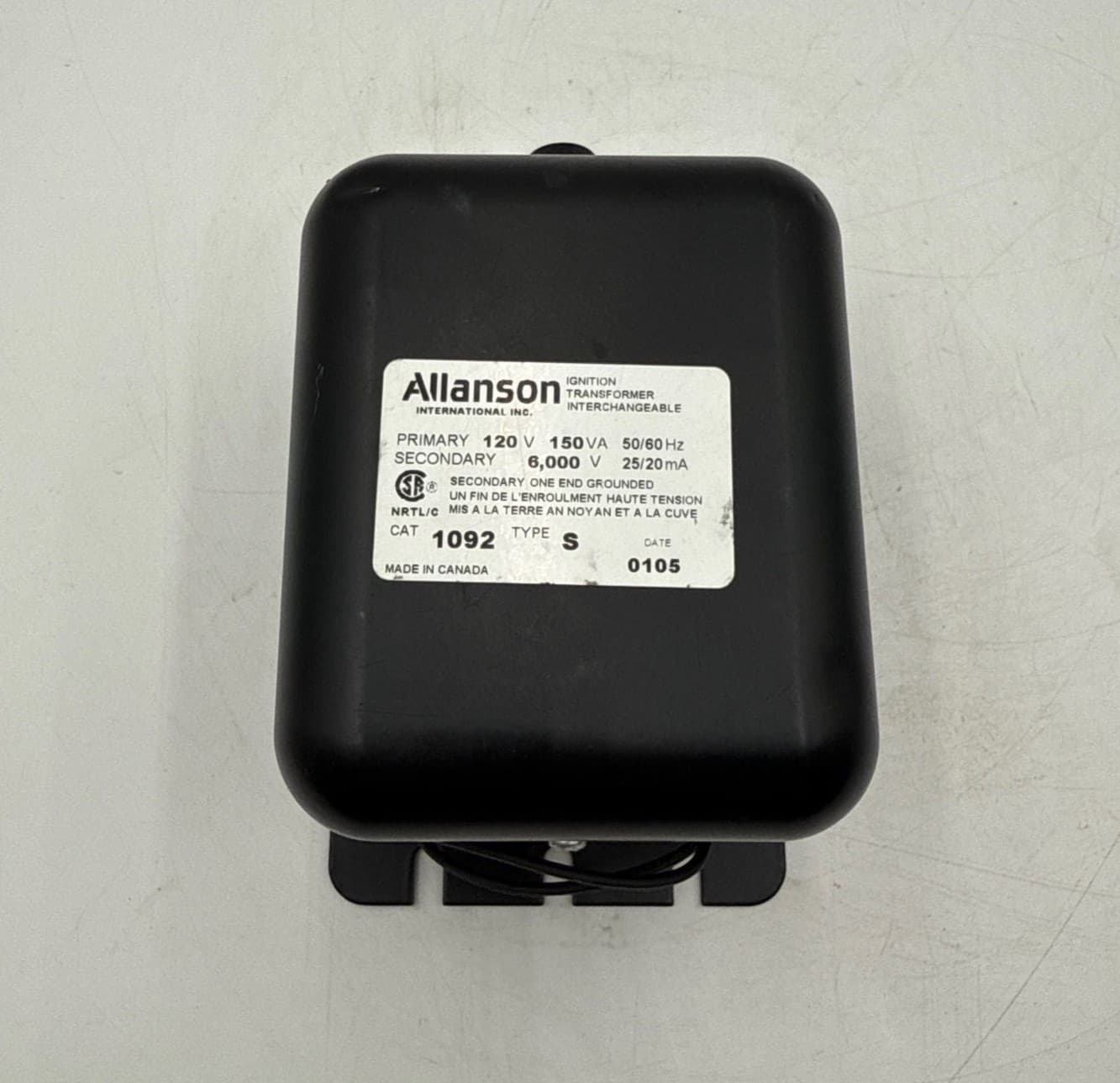 Allanson 1092S Control Transformer — image 1 of 6