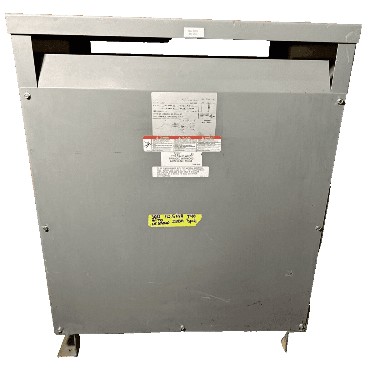 Square D 112T3H Dry Type Transformers — image 1 of 6