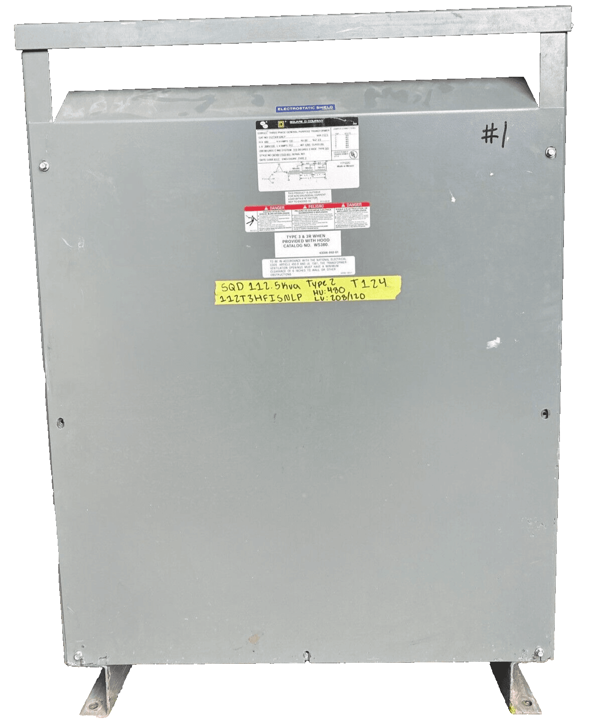 Square D 112T3HFISNLP Dry Type Transformers — image 1 of 6