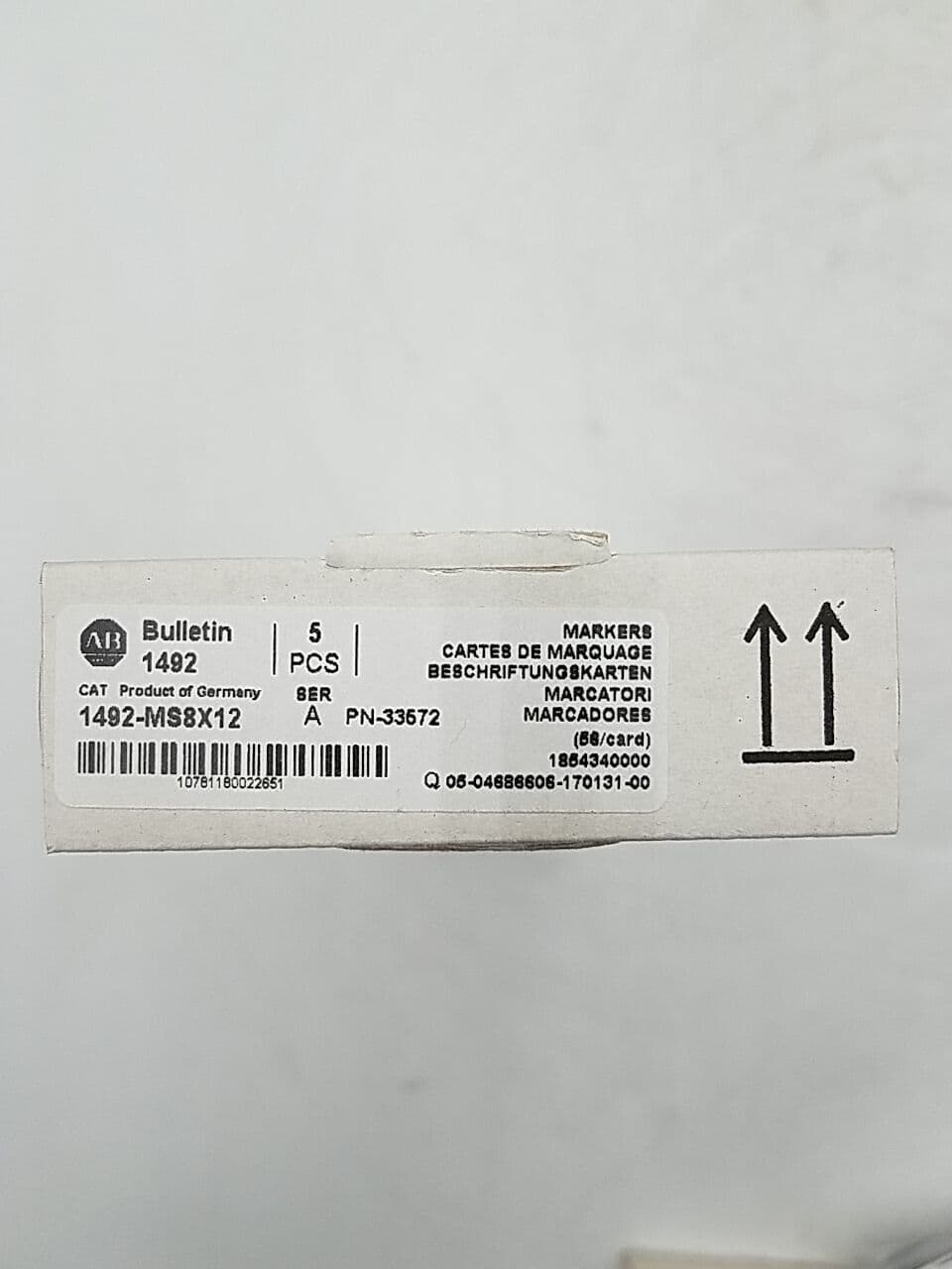 Allen-Bradley 1492-MS8X12 Accessory — image 1 of 2