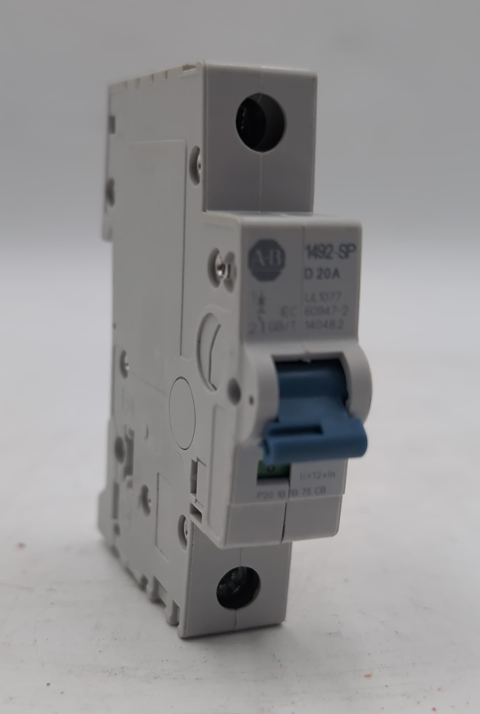 Allen Bradley 1492-SPM1D200 Series D Circuit Breaker 20A 1P 277 20 Amp 1 Pole – image 1