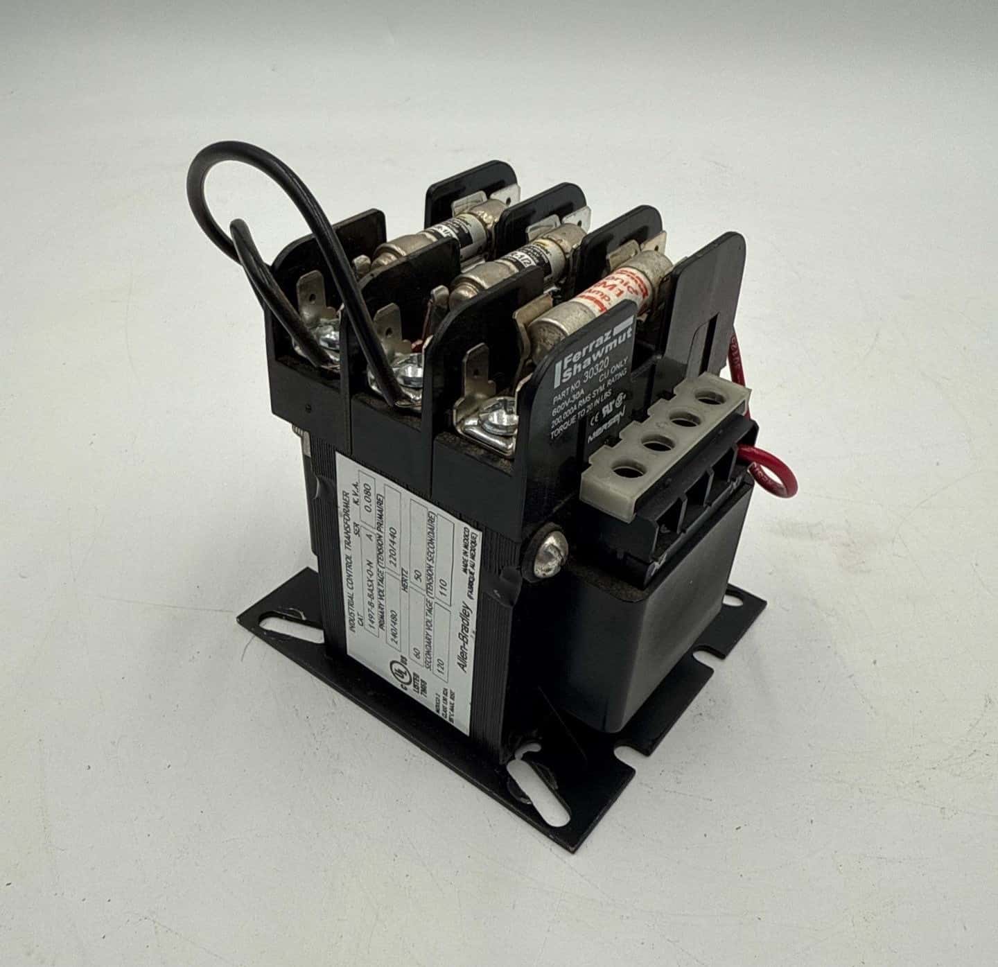 Allen Bradley 1497-B-BASX-0-N Control Power Transformer 0.080kVA Pri 240/480V Sec 120V