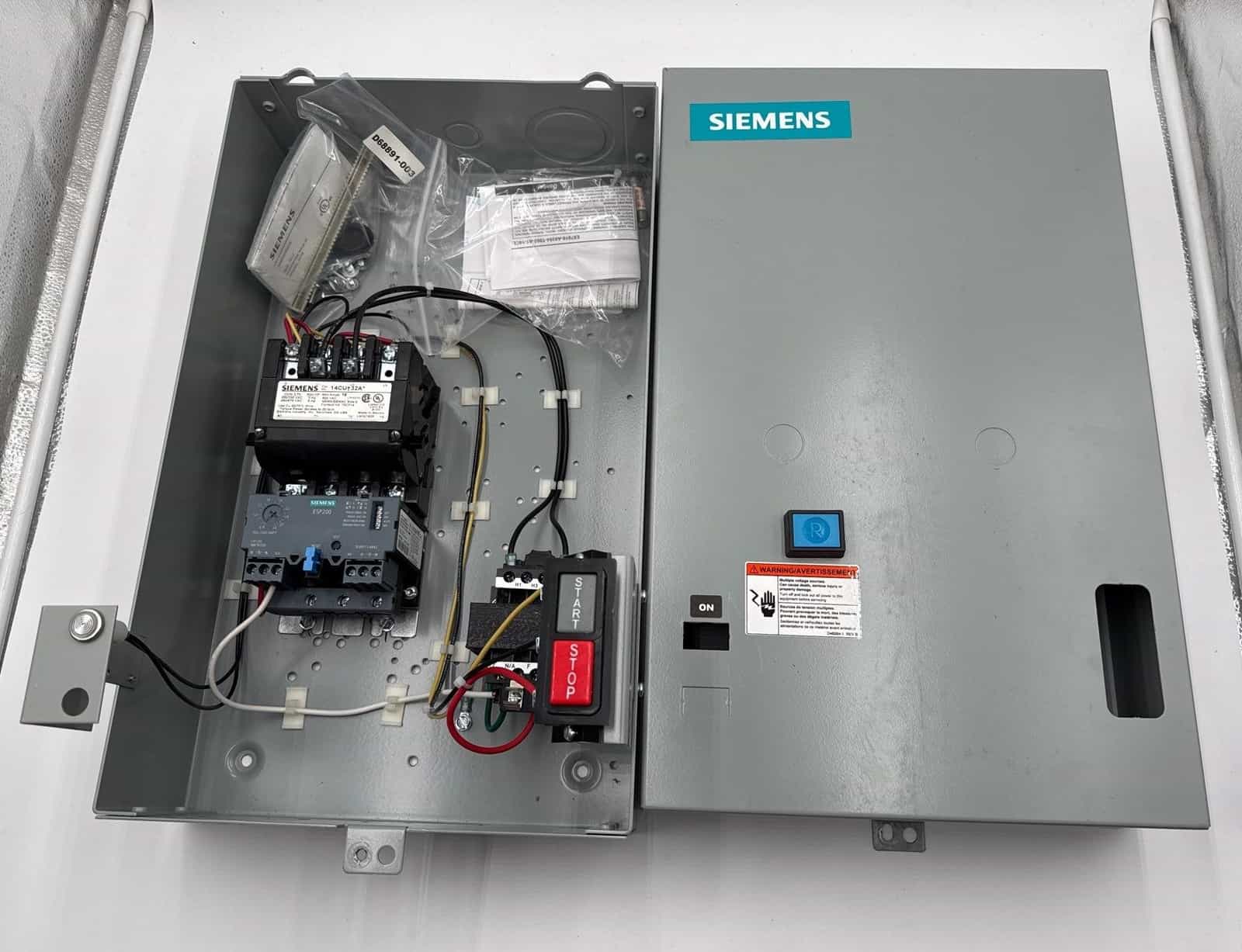 Siemens 14CUB32BF Heavy Duty Motor Starter 2HP Max 120V Coil 0.75-3.4A