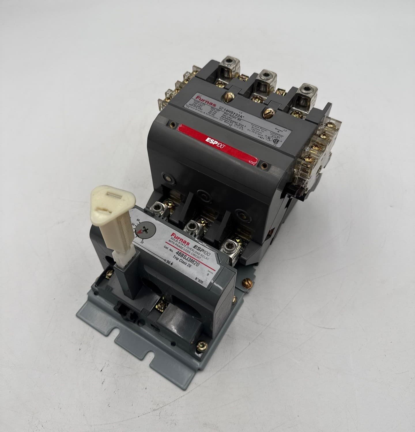 Furnas 14HS+32A Starter 90A 600V Size 3 Coil 110/120V ESP100 Overload 48BSJ3M20 – image 1