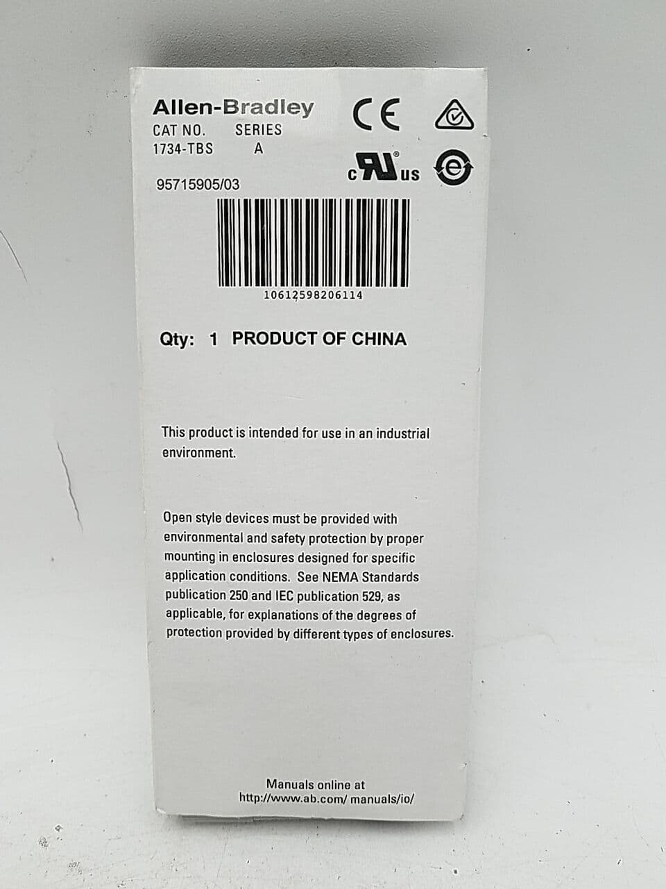Allen-Bradley 1734-TBS PLC — image 1 of 6