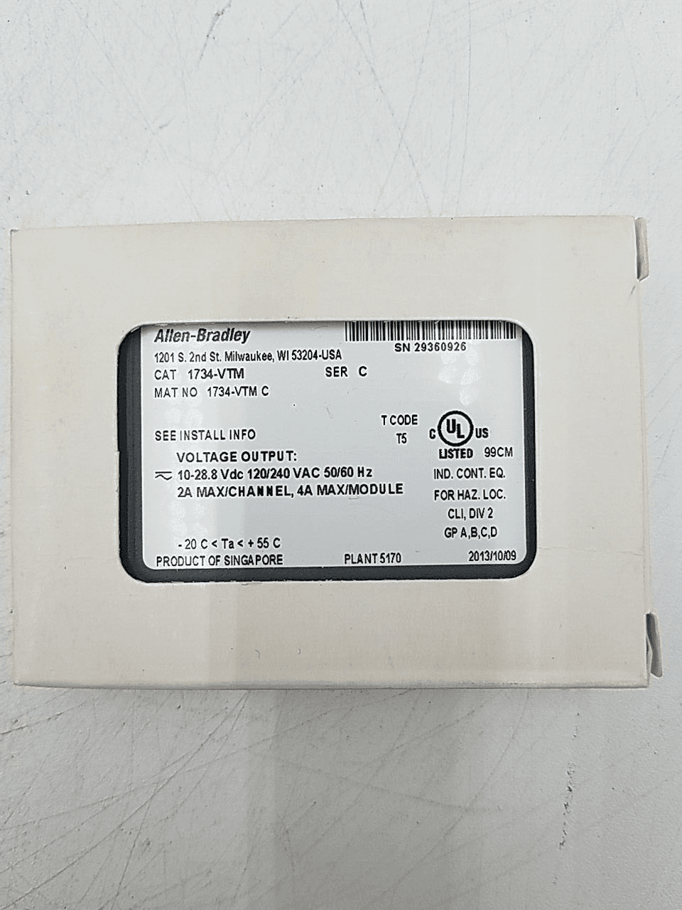 Allen-Bradley 1734-VTM PLC — image 1 of 7