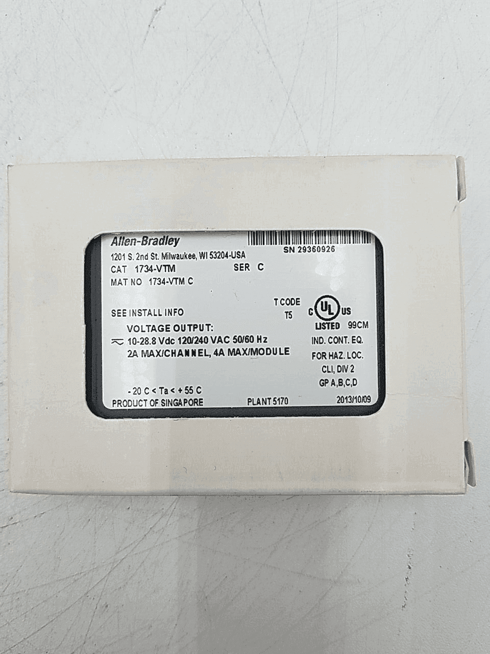 Allen-Bradley 1734-VTM PLC — image 1 of 7