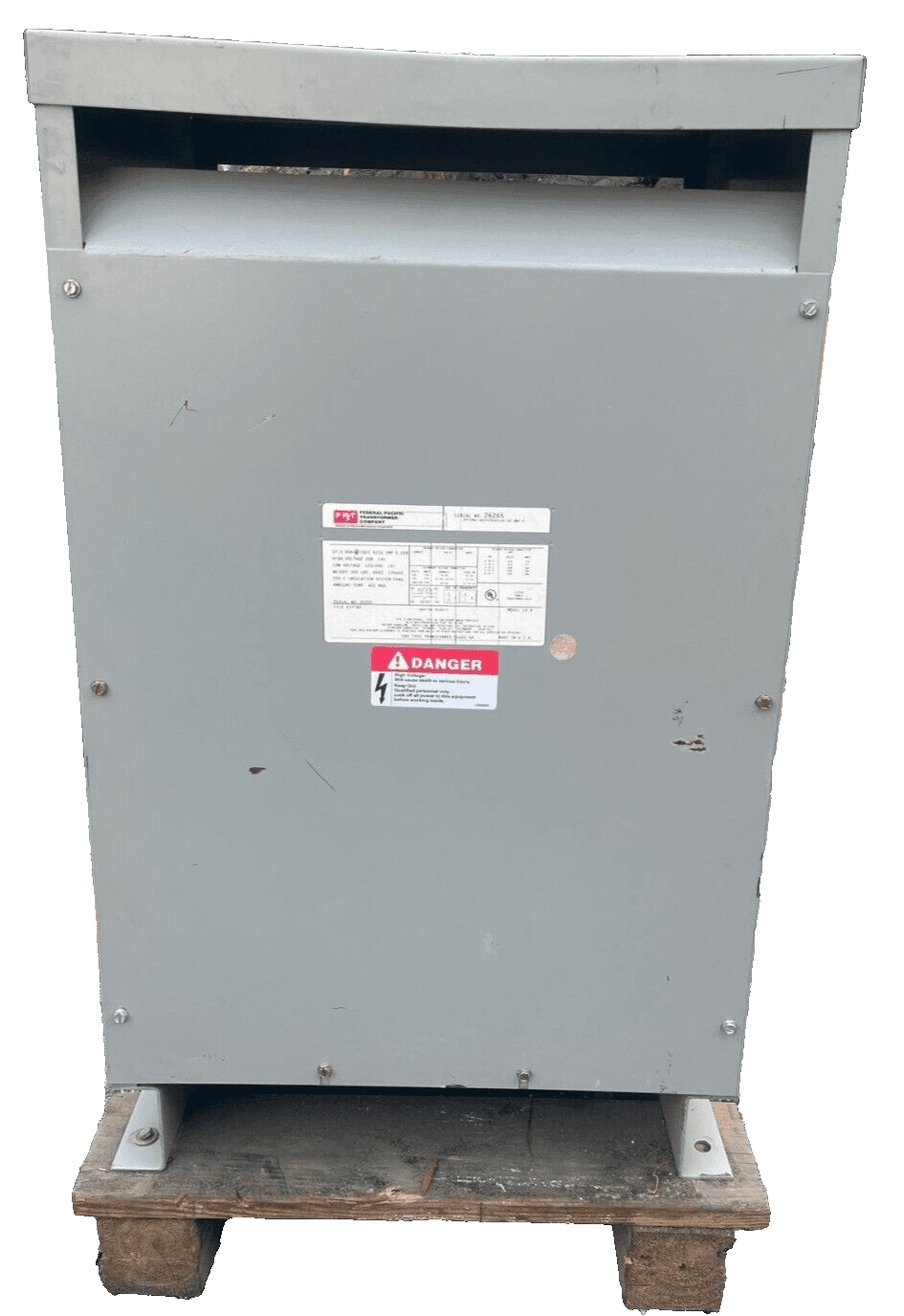 Federal Pacific 26265 Dry Type Transformers — image 1 of 7
