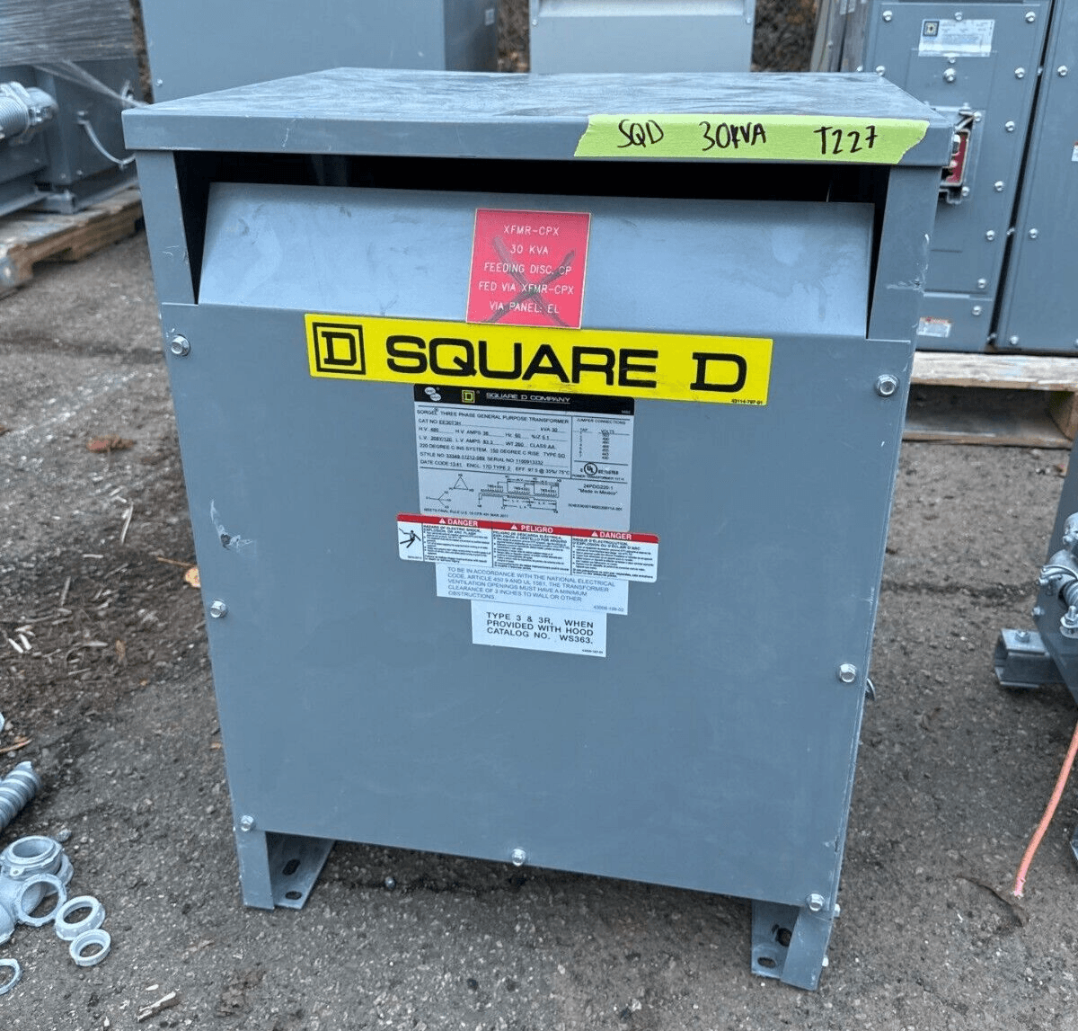 Square D 30T3H Dry Type Transformers — image 1 of 12