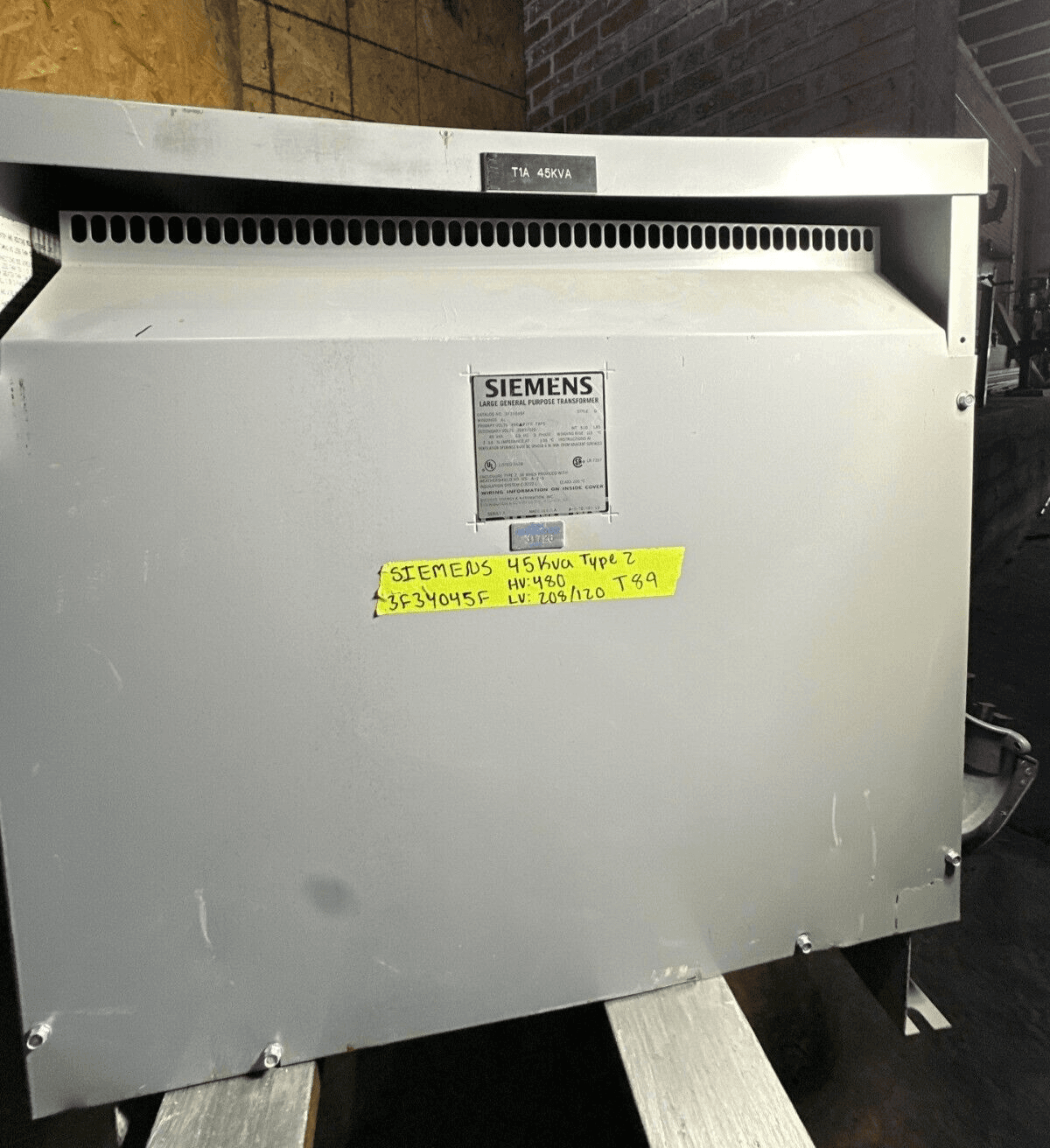 Siemens 3F3Y045F Dry Type Transformers — image 1 of 6
