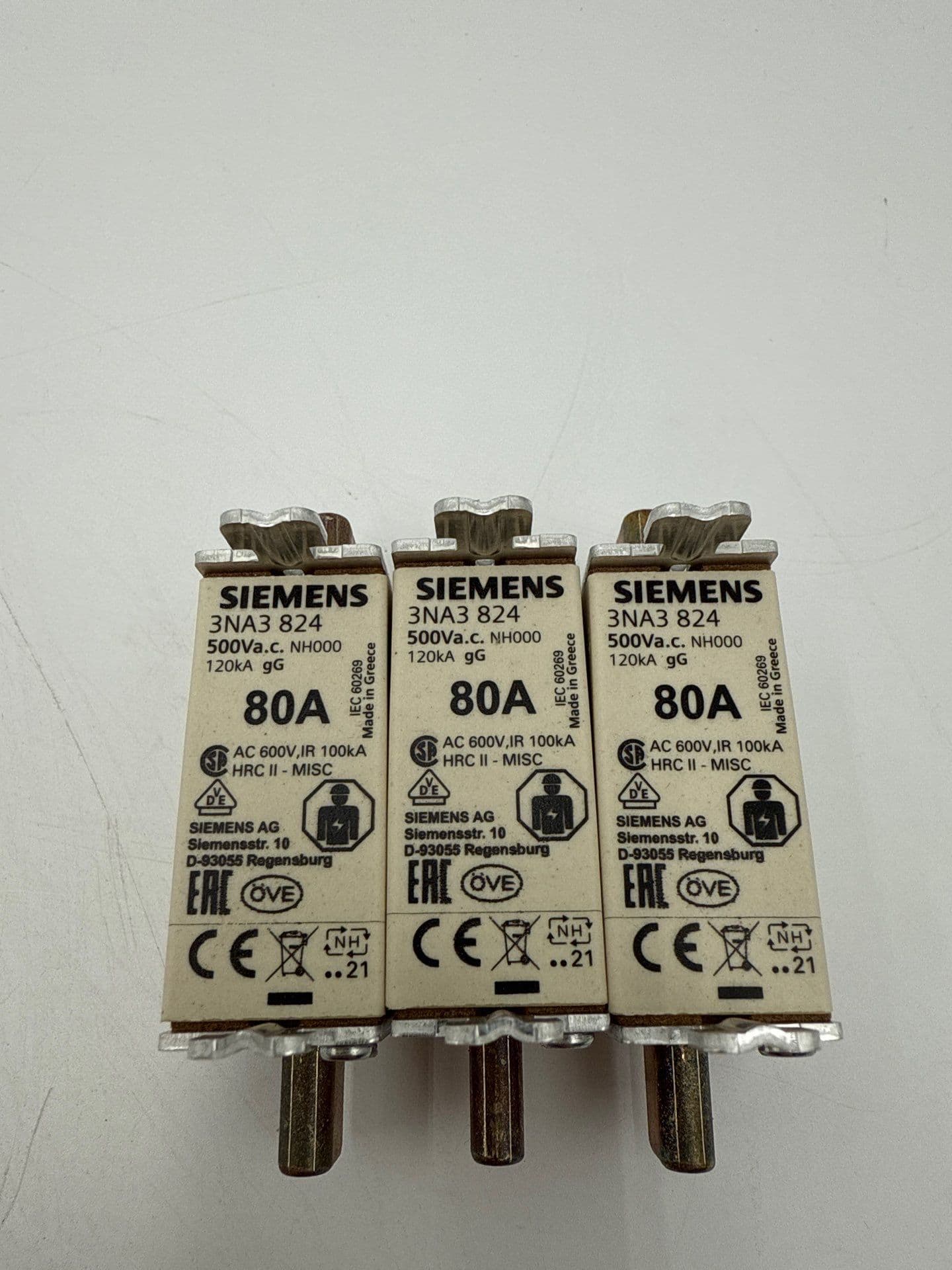 Siemens 3NA3824 Fuse — image 1 of 6
