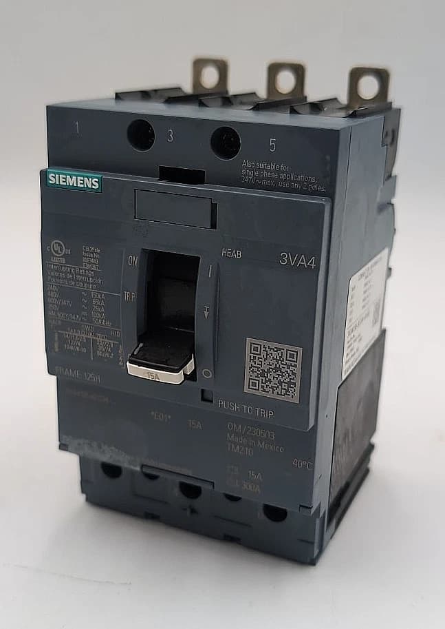 Siemens 3VA4195-6ED34-0AA0 Circuit Breaker — image 1 of 7