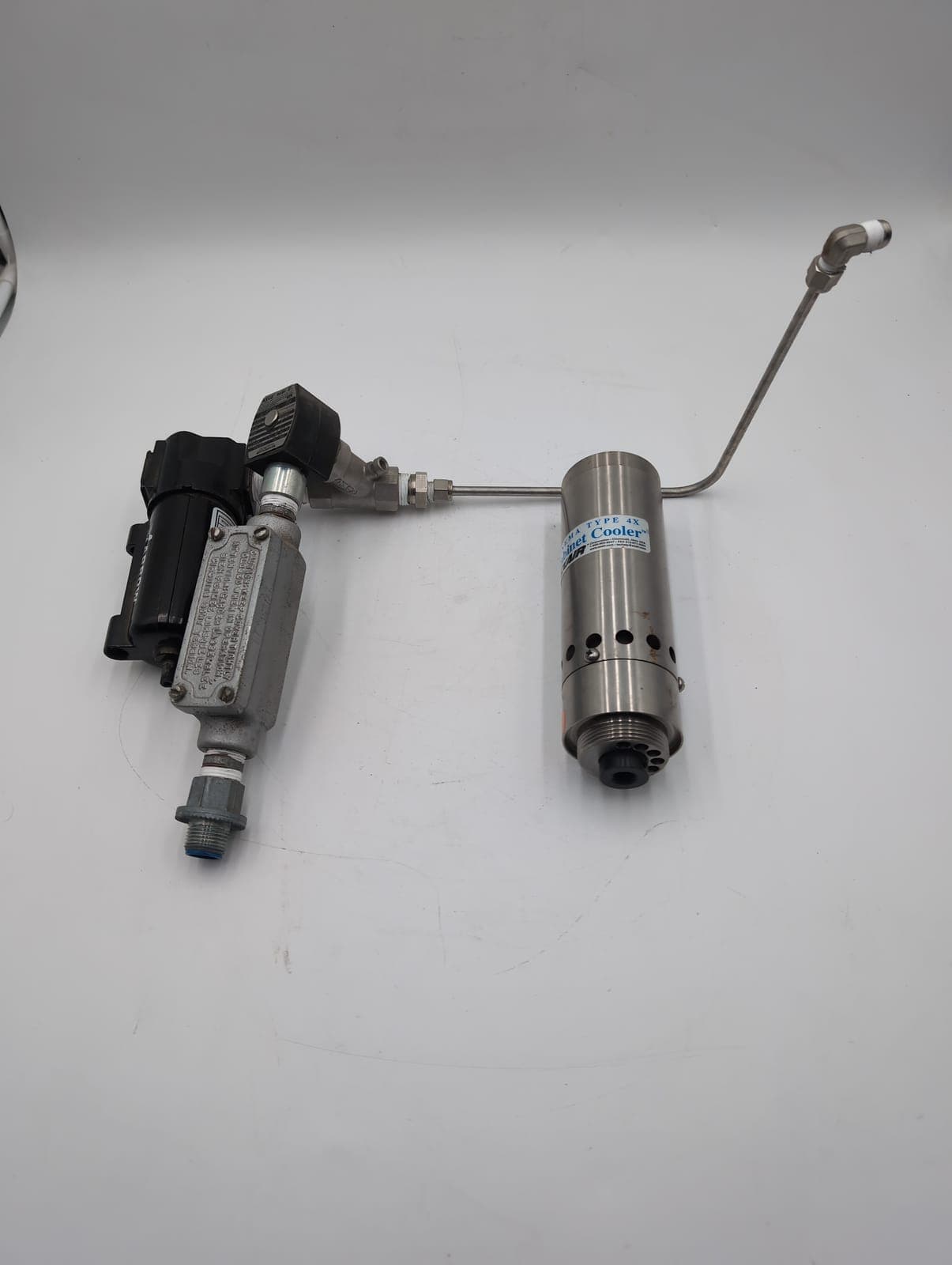 EXAIR 4840SS Cabinet Cooler System Kit 40 SCFM ASCO Valve & Arrow Filter USED